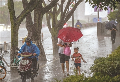 8月以來(lái)強對流天氣頻發(fā)  溫州市已發(fā)布9次暴雨紅色預警
