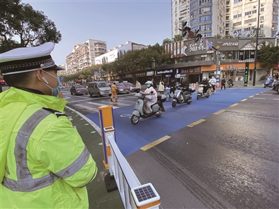 彩色路面 人車(chē)分流