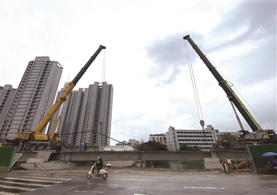 黎明東路改拓南半幅主體完成