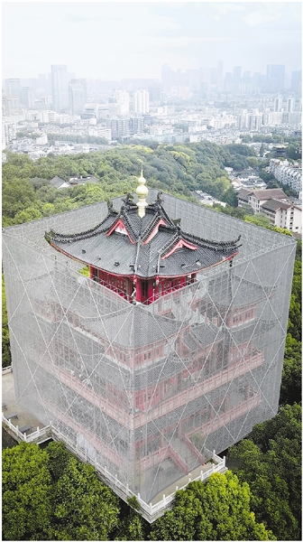 城隍閣，明年春節前再見(jiàn)！ “吳山景區建筑設施提升工程”將于近期開(kāi)工