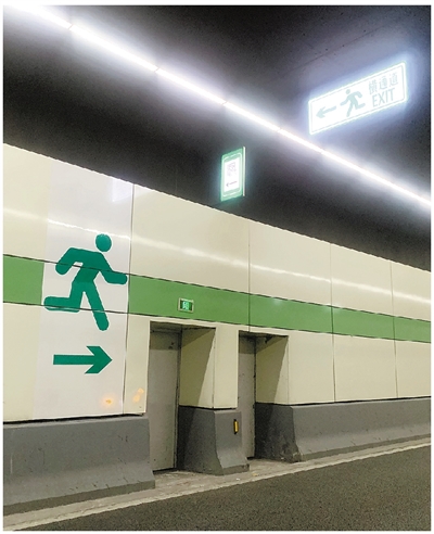 杭州試點(diǎn)新版交通隧道疏散標識系統